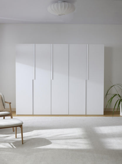 Modularer Drehtürenschrank Leon, 250 cm Breite, in verschiedenen Größen