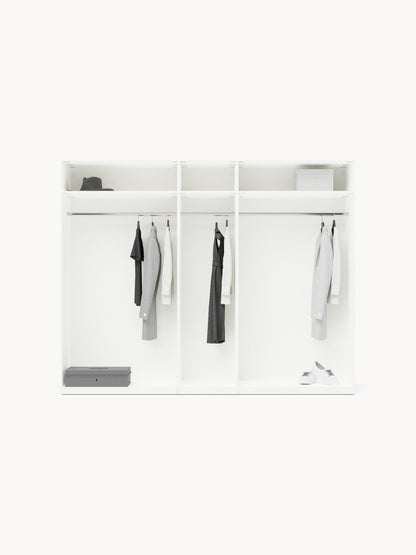 Modularer Drehtürenschrank Leon, 250 cm Breite, in verschiedenen Größen