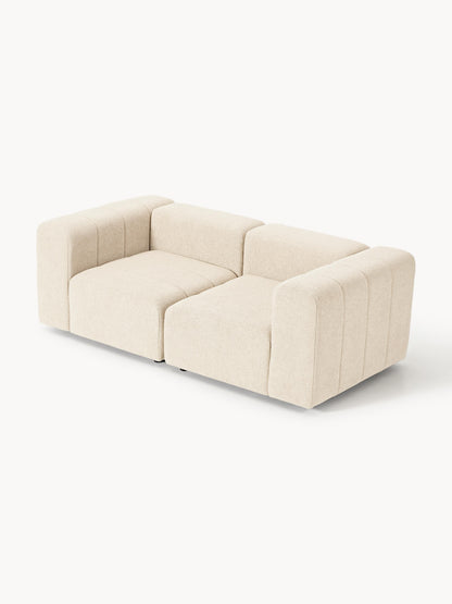 Modulares Bouclé-Sofa Lena (3-Sitzer)