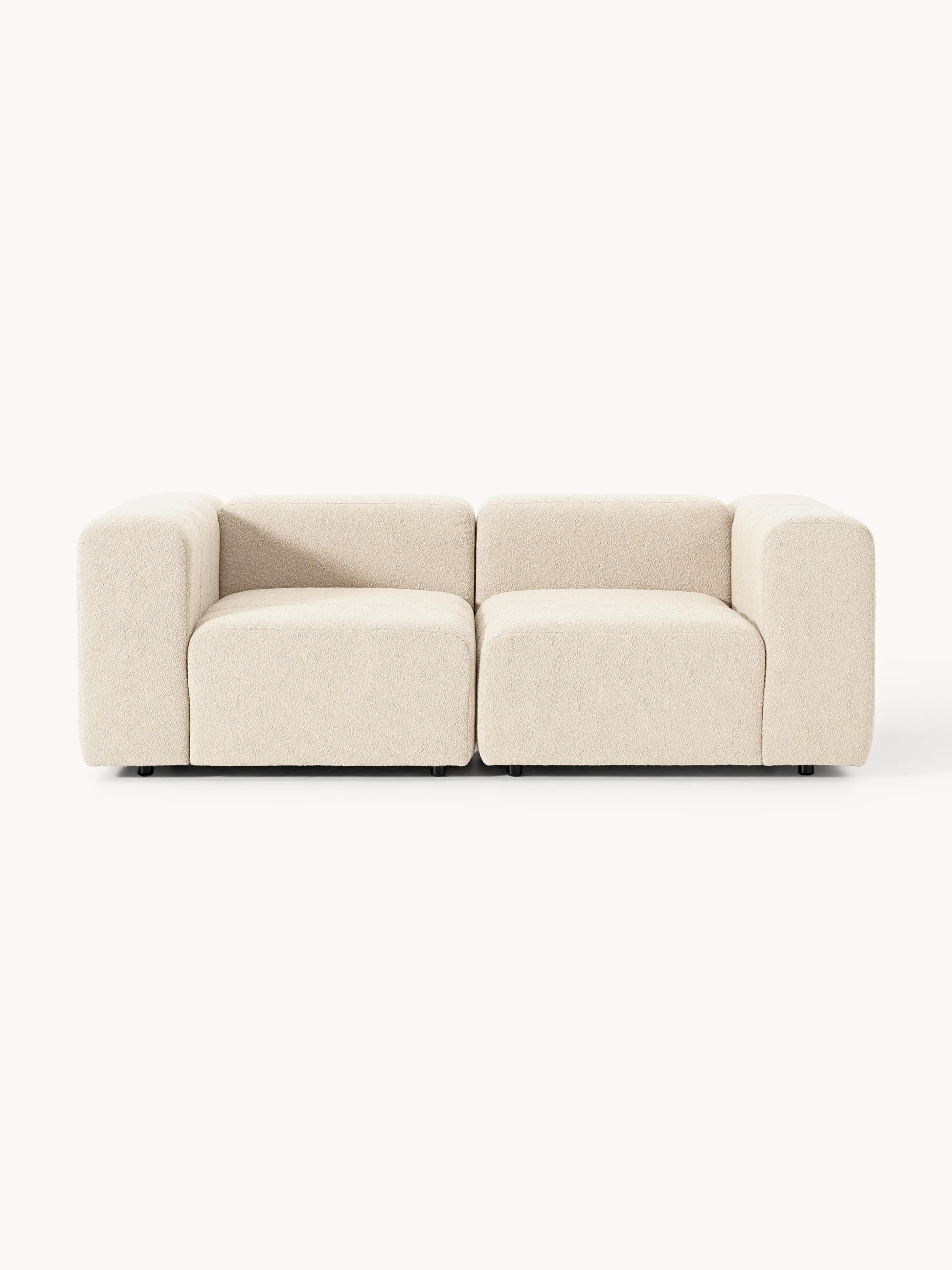 Galeriebild 1 - Modulares Bouclé-Sofa Lena (3-Sitzer)