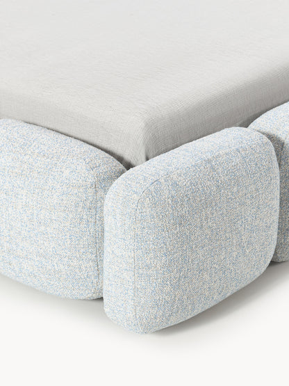 Polsterbett Tayla aus Bouclé