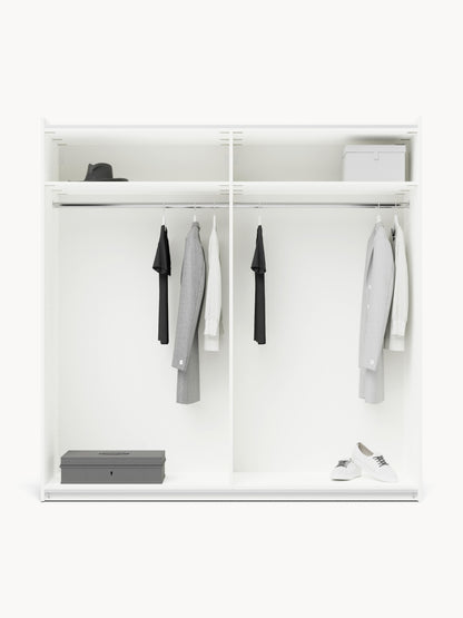 Modularer Schwebetürenschrank Simone, 200 cm Breite, in verschiedenen Größen