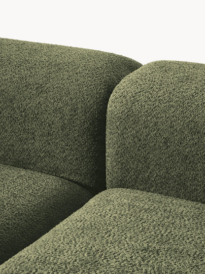 Modulares Sofa Natalie (3-Sitzer) aus Teddy-Bouclé