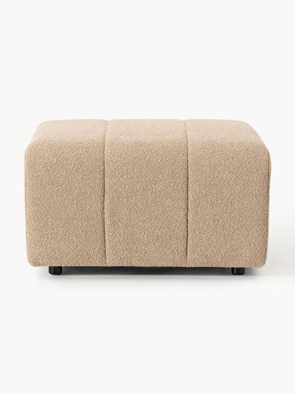 Bouclé-Sofa-Hocker Lena