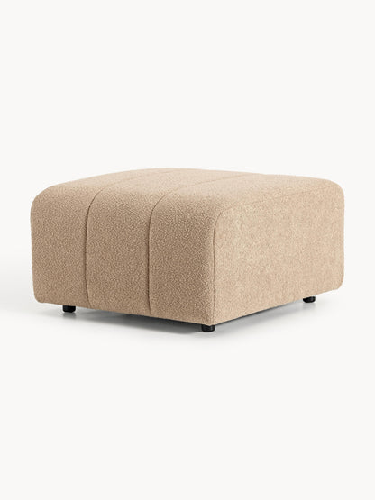 Bouclé-Sofa-Hocker Lena