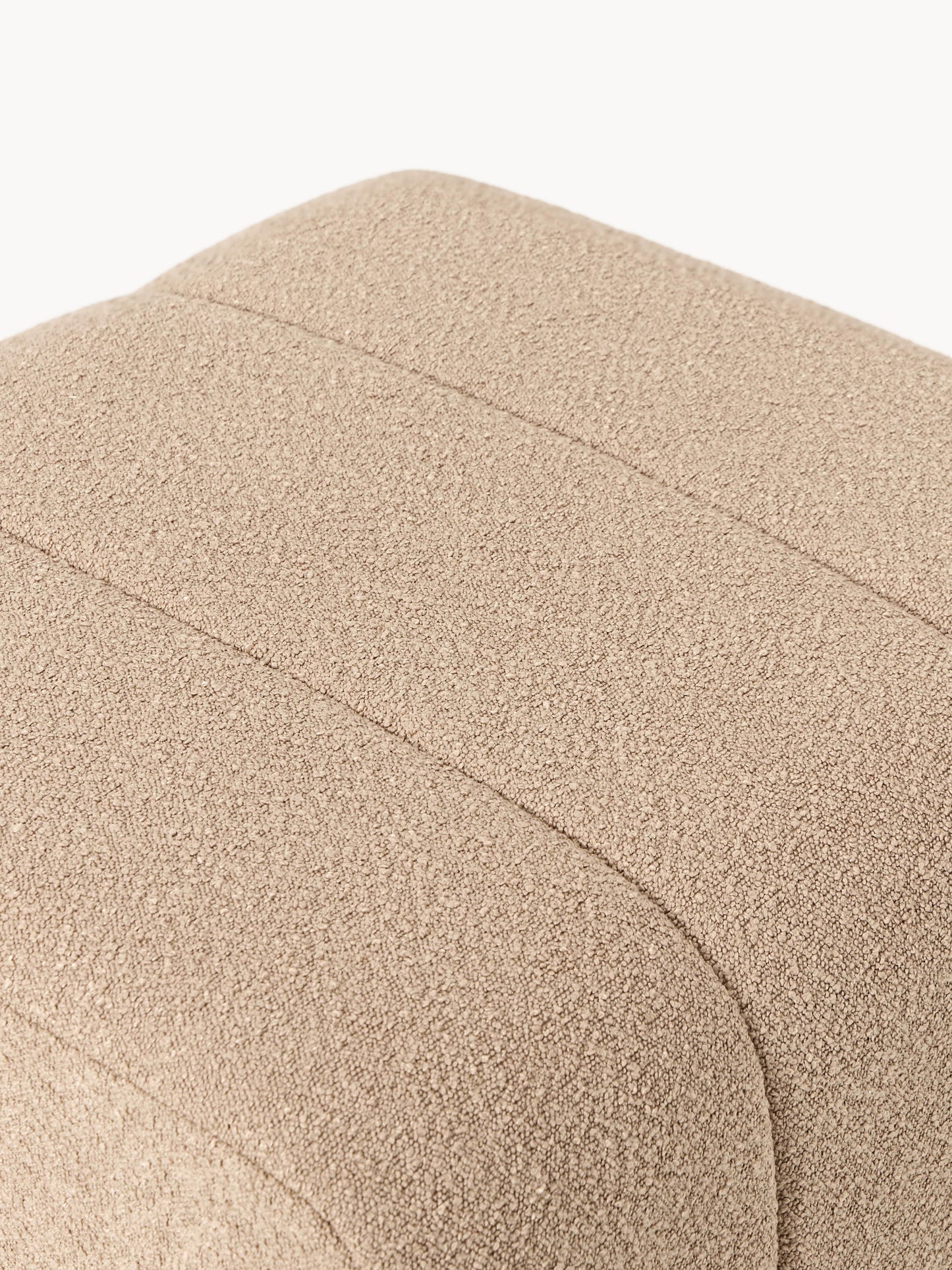 Bouclé-Sofa-Hocker Lena