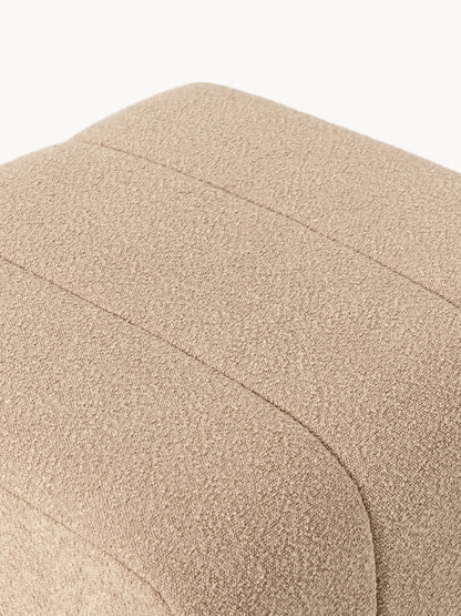Bouclé-Sofa-Hocker Lena