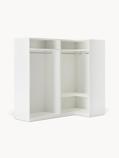 Modularer Eck-Kleiderschrank Charlotte, 215 cm Breite, in verschiedenen Größen