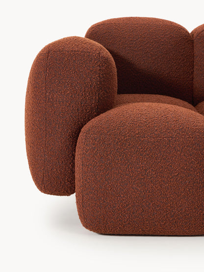 Loungesessel Tayla aus Bouclé