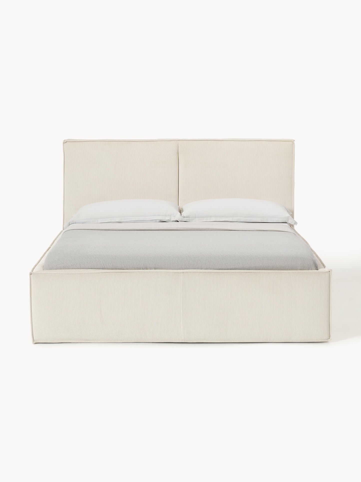 Cord-Polsterbett Dream mit Stauraum