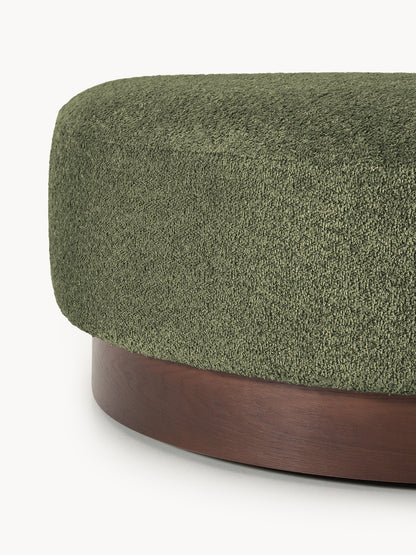 Sofa-Hocker Natalie aus Teddy-Bouclé