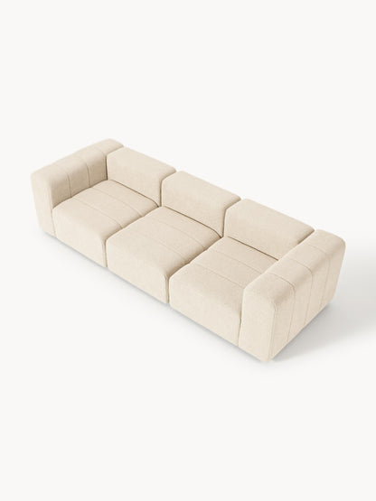 Modulares Bouclé-Sofa Lena (4-Sitzer)