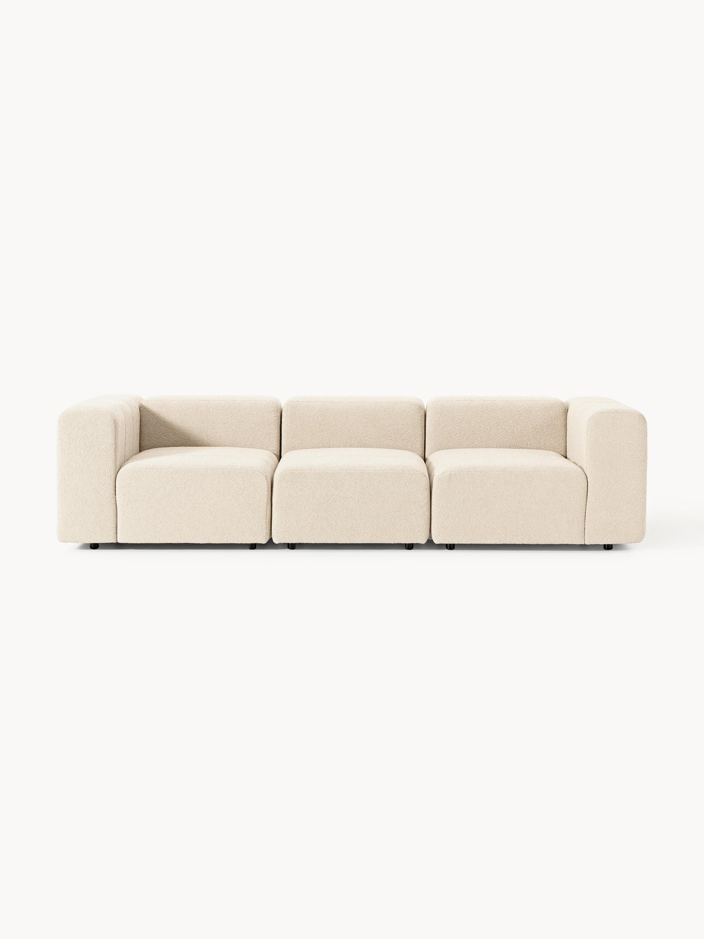 Galeriebild 1 - Modulares Bouclé-Sofa Lena (4-Sitzer)