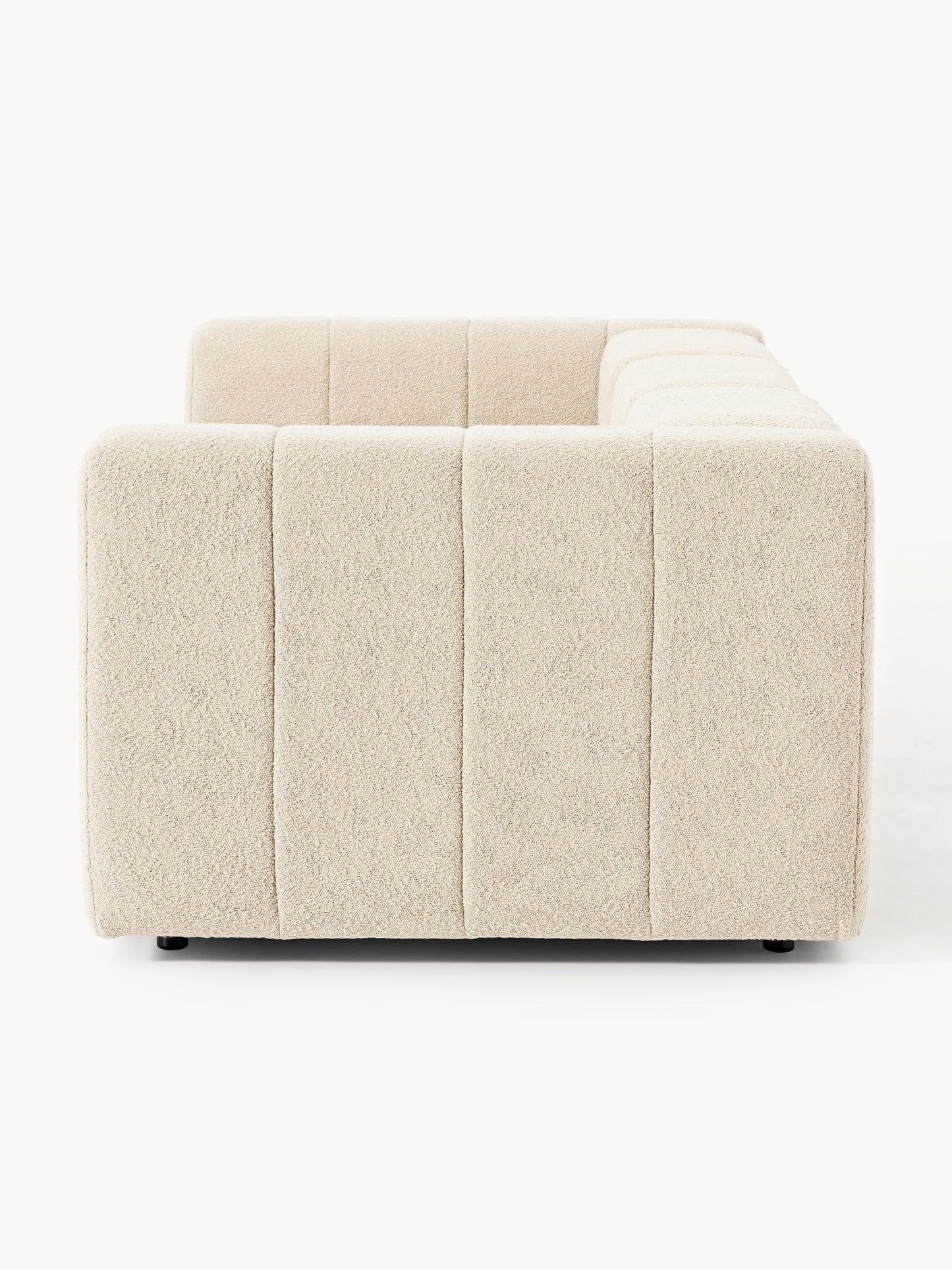 Modulares Bouclé-Sofa Lena (4-Sitzer)