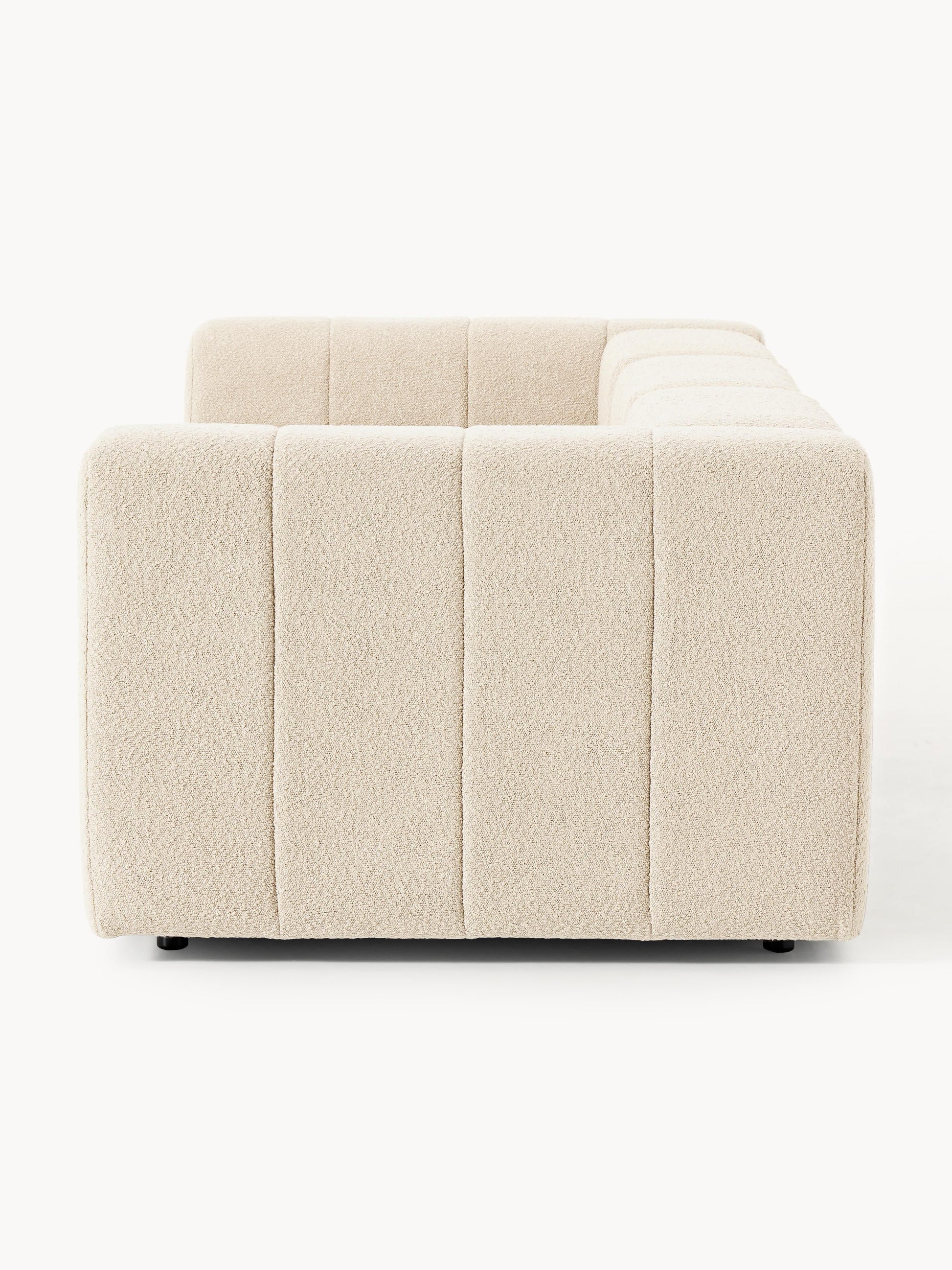 Modulares Bouclé-Sofa Lena (4-Sitzer)
