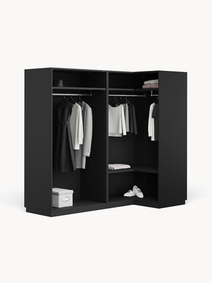 Modularer Eck-Kleiderschrank Leon, 215 cm Breite, in verschiedenen Größen