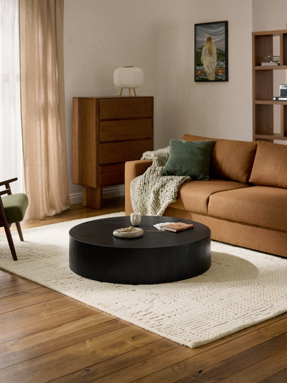 Runder XL Holz-Couchtisch Dan