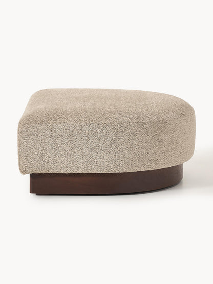 Sofa-Hocker Natalie aus Teddy-Bouclé