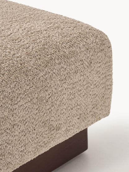 Sofa-Hocker Natalie aus Teddy-Bouclé
