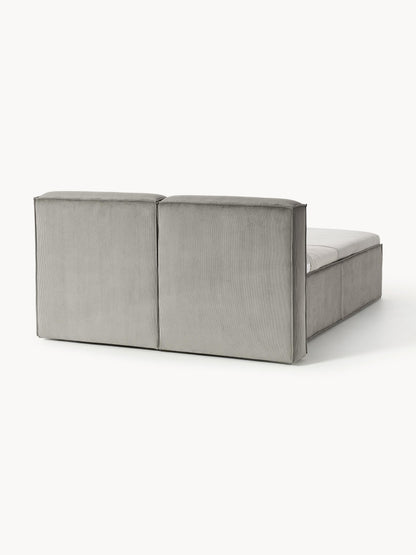 Cord-Boxspringbett Lennon