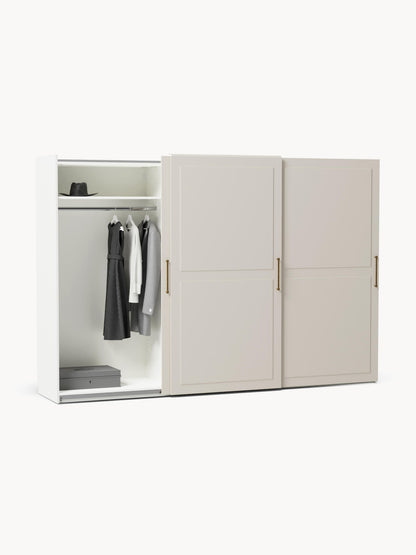 Modularer Schwebetürenschrank Charlotte, 300 cm Breite, in verschiedenen Größen