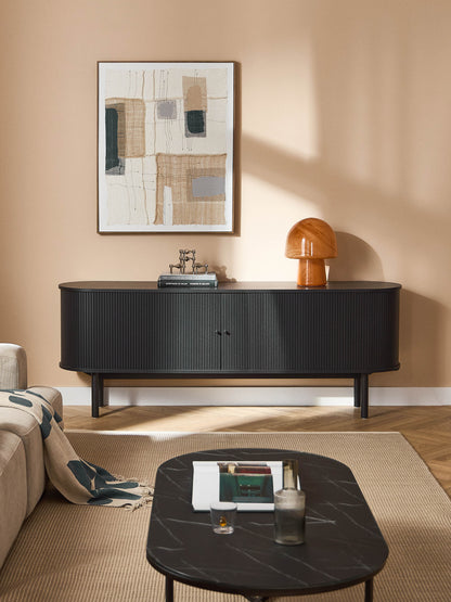 XL Sideboard Calary mit geriffelter Front