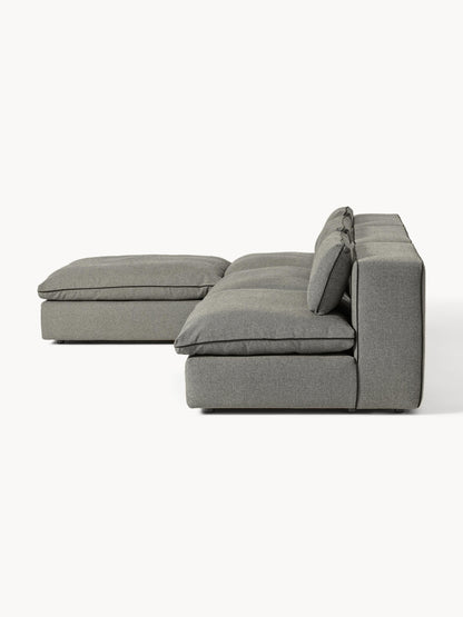 Modulares Sofa Felix mit Hocker (links/rechts)