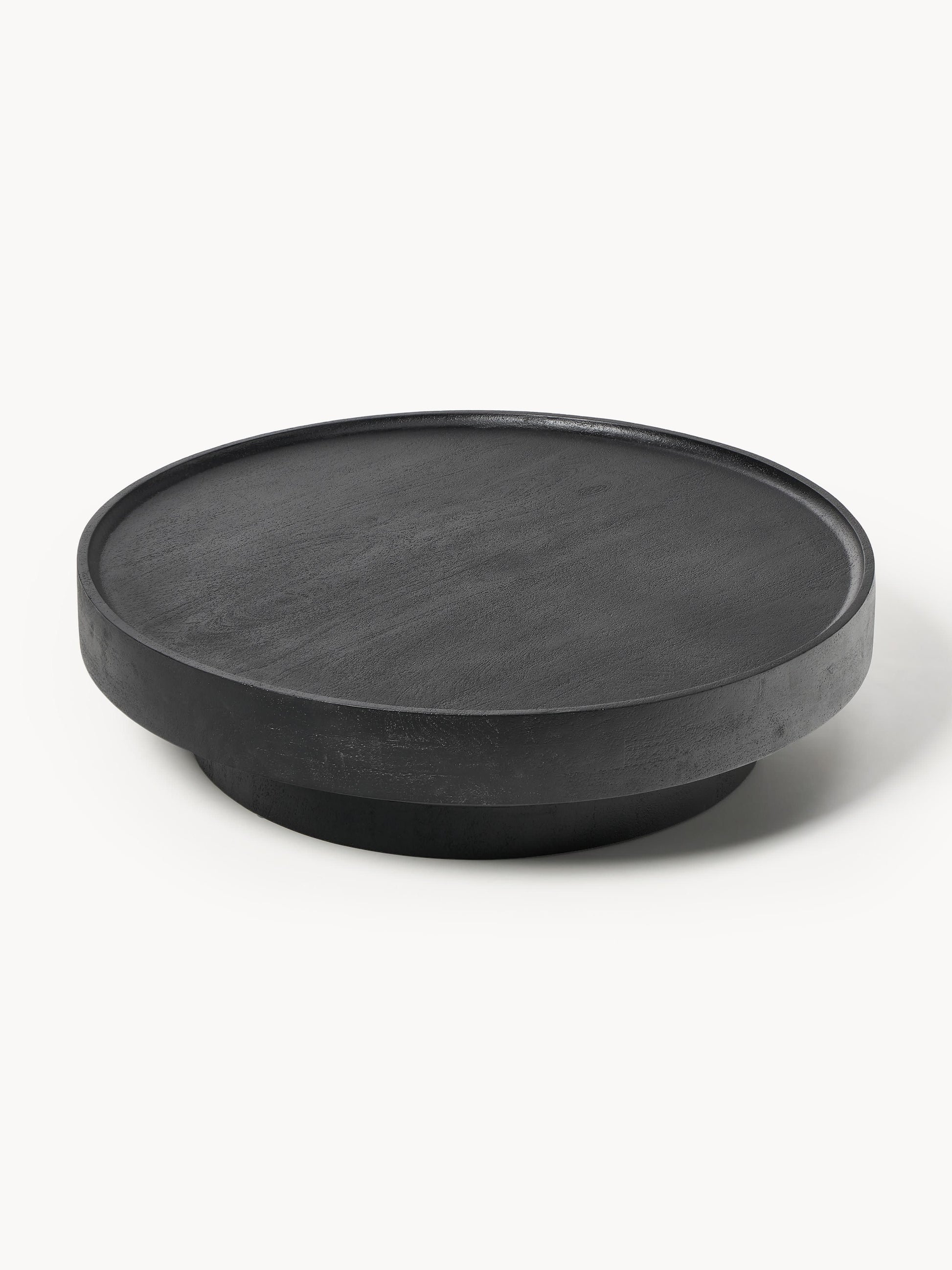 Runder XL Couchtisch Benno aus Mangoholz