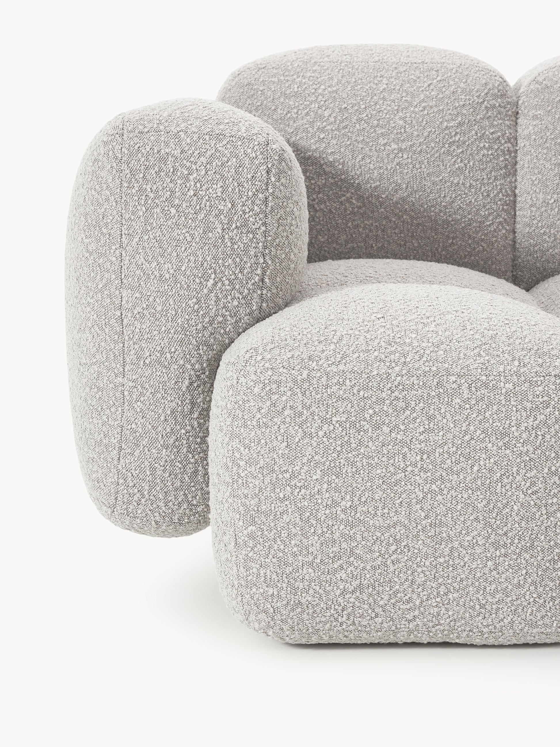 Loungesessel Tayla aus Bouclé