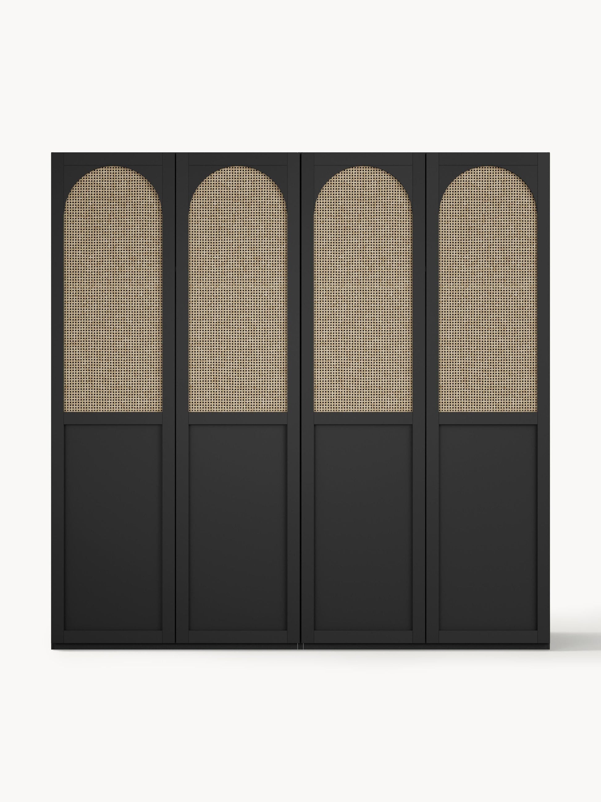 Modularer Drehtürenschrank Jeanne, 200 cm Breite, in verschiedenen Größen