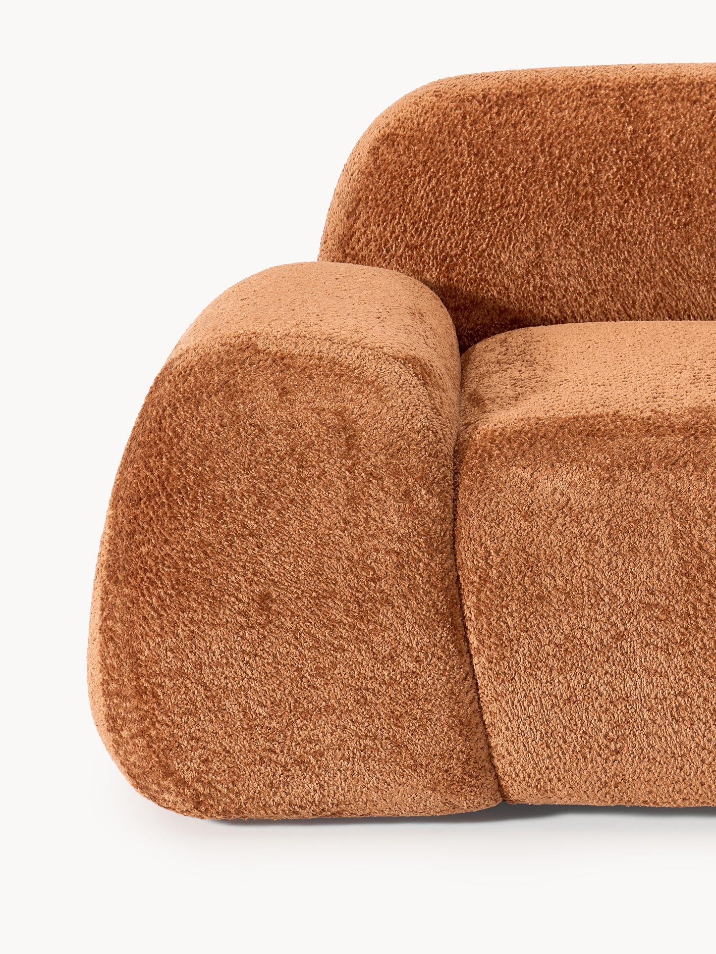 Loungesessel Wolke aus Teddy-Bouclé