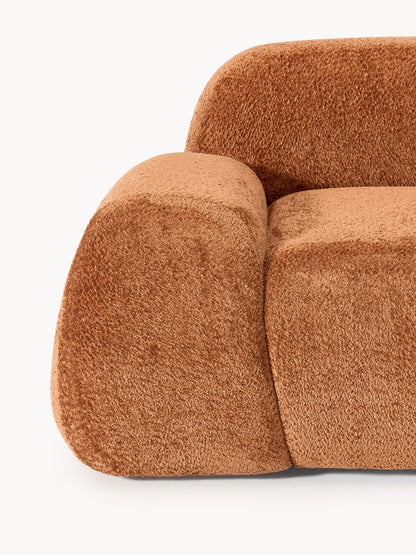Loungesessel Wolke aus Teddy-Bouclé