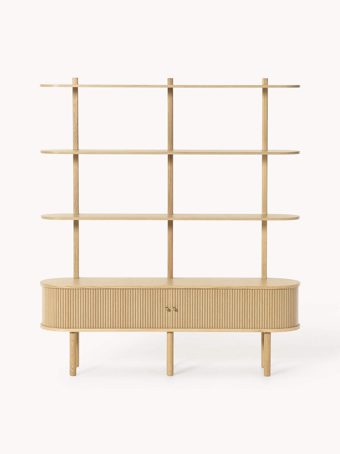 Regal Calary mit geriffelter Front