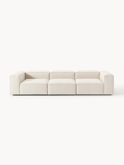 Galeriebild 1 - Modulares Sofa Lennon (4-Sitzer) aus Leinen-Mix