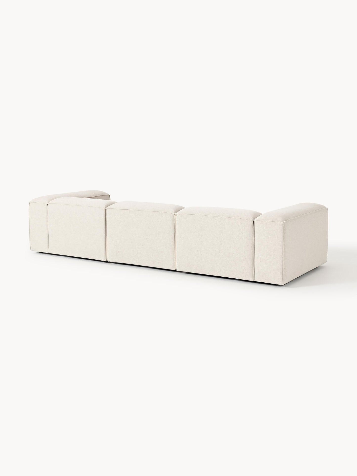 Modulares Sofa Lennon (4-Sitzer) aus Leinen-Mix