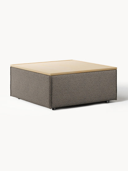 Galeriebild 1 - Sofa-Hocker Lennon aus Bouclé mit Stauraum