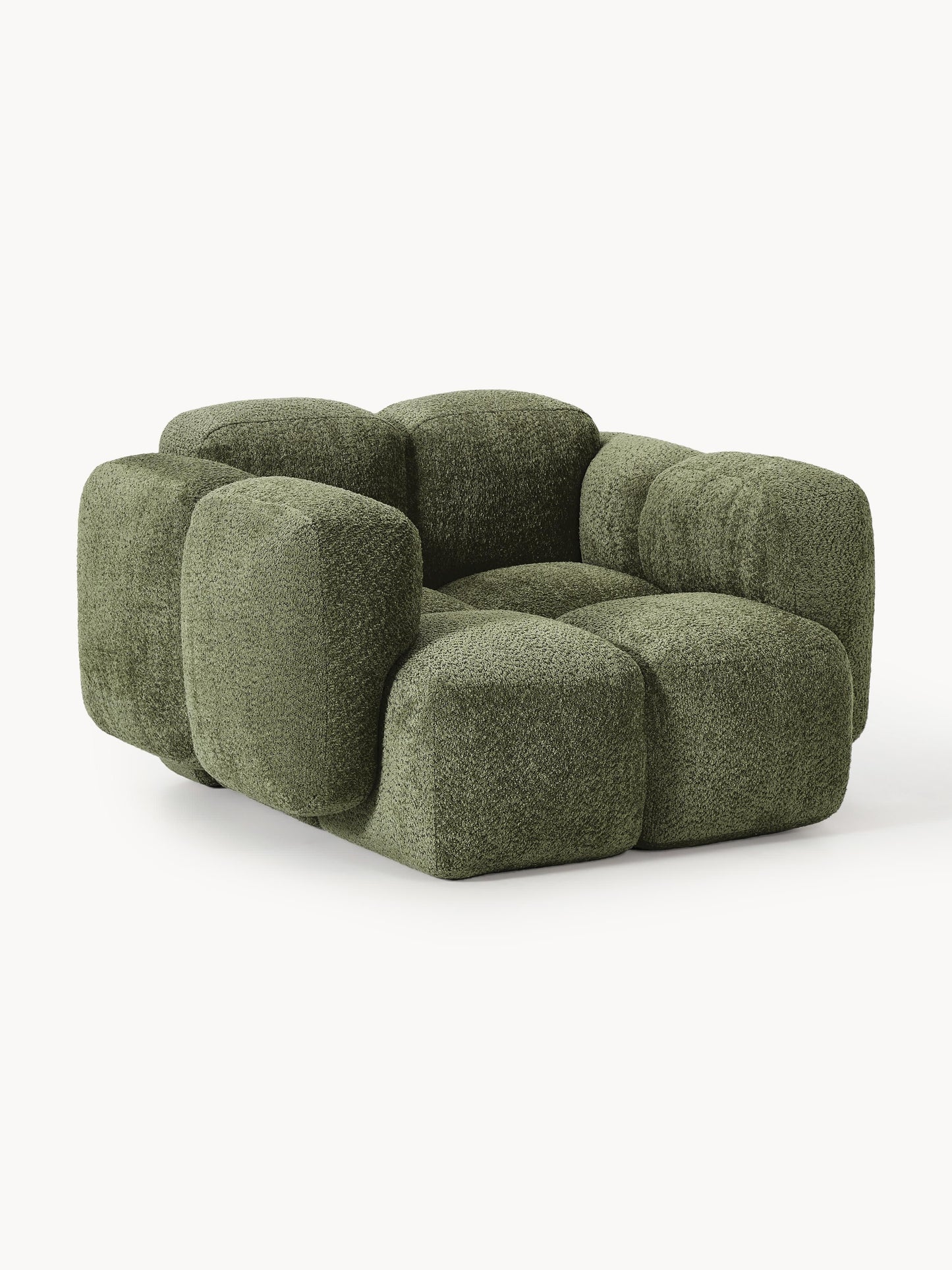 Galeriebild 1 - Loungesessel Tayla aus Teddy-Bouclé