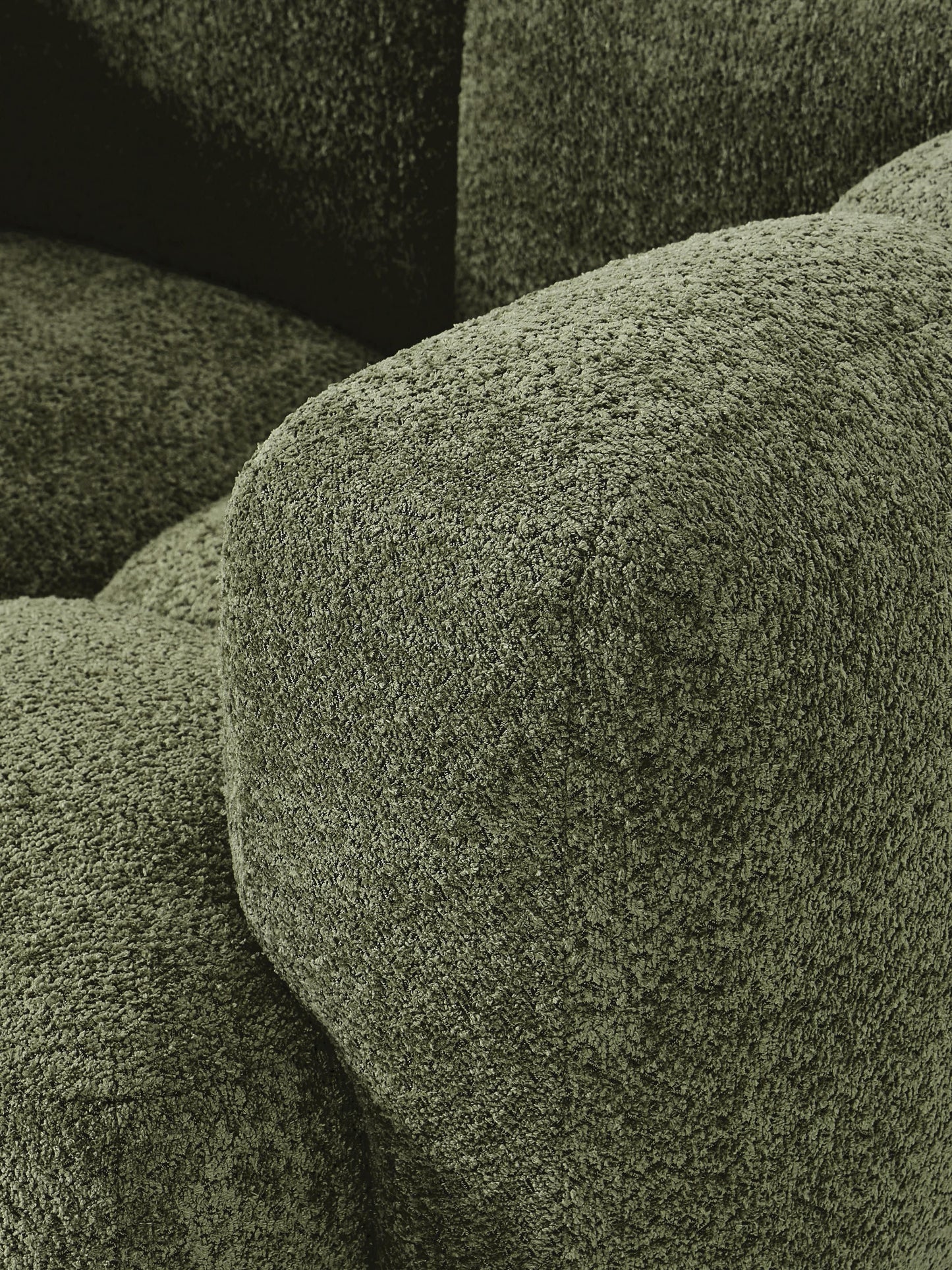 Loungesessel Tayla aus Teddy-Bouclé