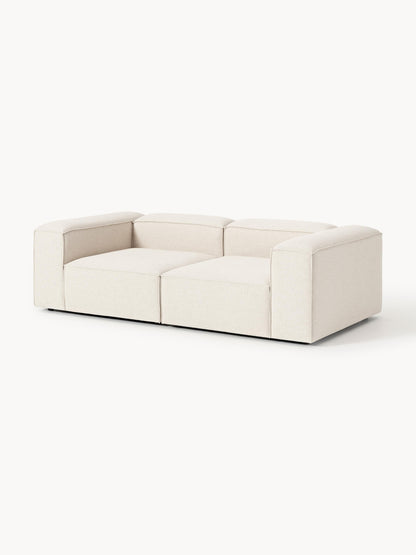 Modulares Sofa Lennon (3-Sitzer) aus Leinen-Mix