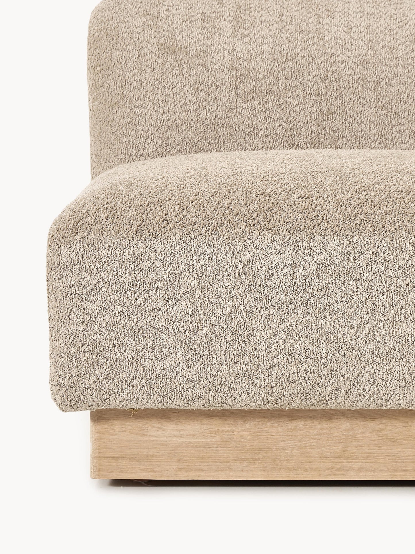 Sofa Natalie (2-Sitzer) aus Teddy-Bouclé