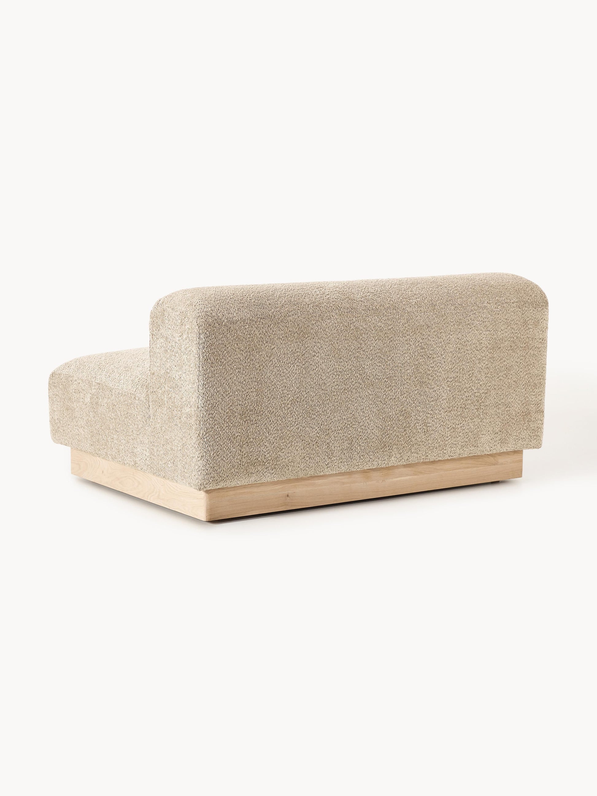 Sofa Natalie (2-Sitzer) aus Teddy-Bouclé