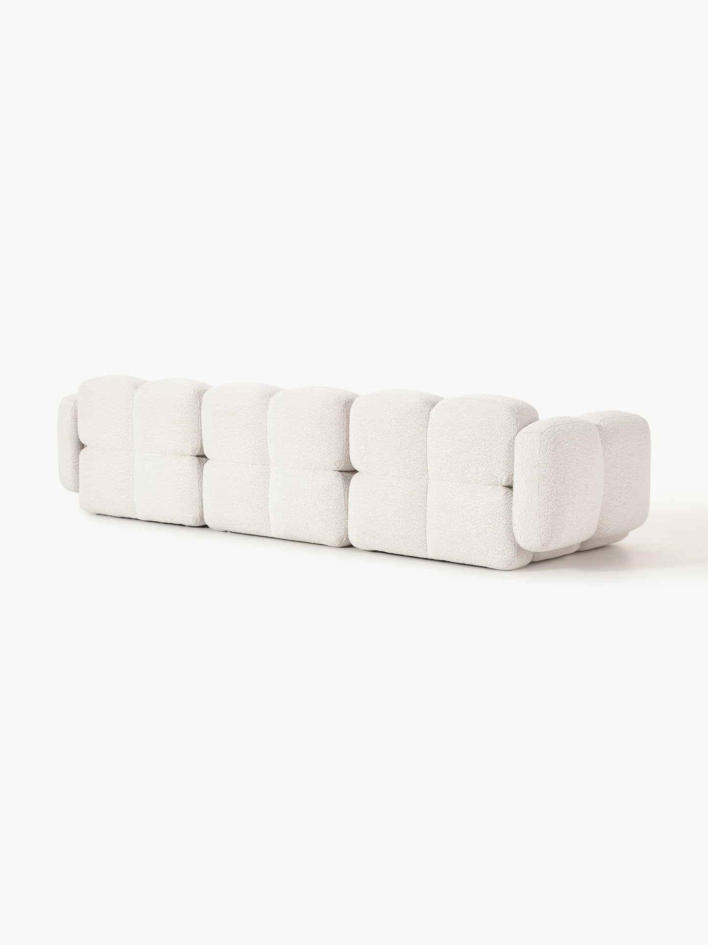 Modulares Sofa Tayla (4-Sitzer) aus Bouclé