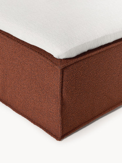 Bouclé-Boxspringbett Lennon