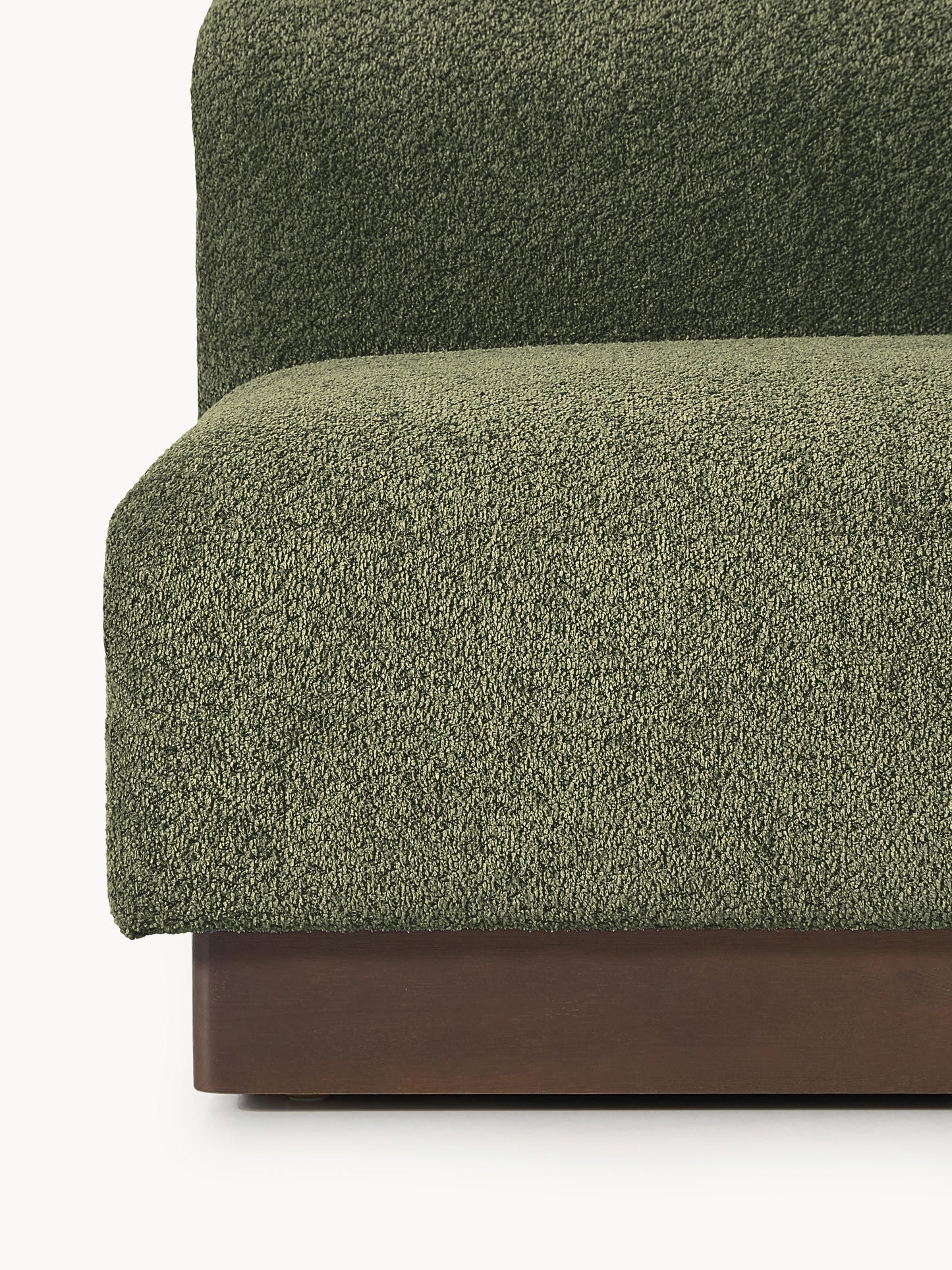 Sofa Natalie (2-Sitzer) aus Teddy-Bouclé