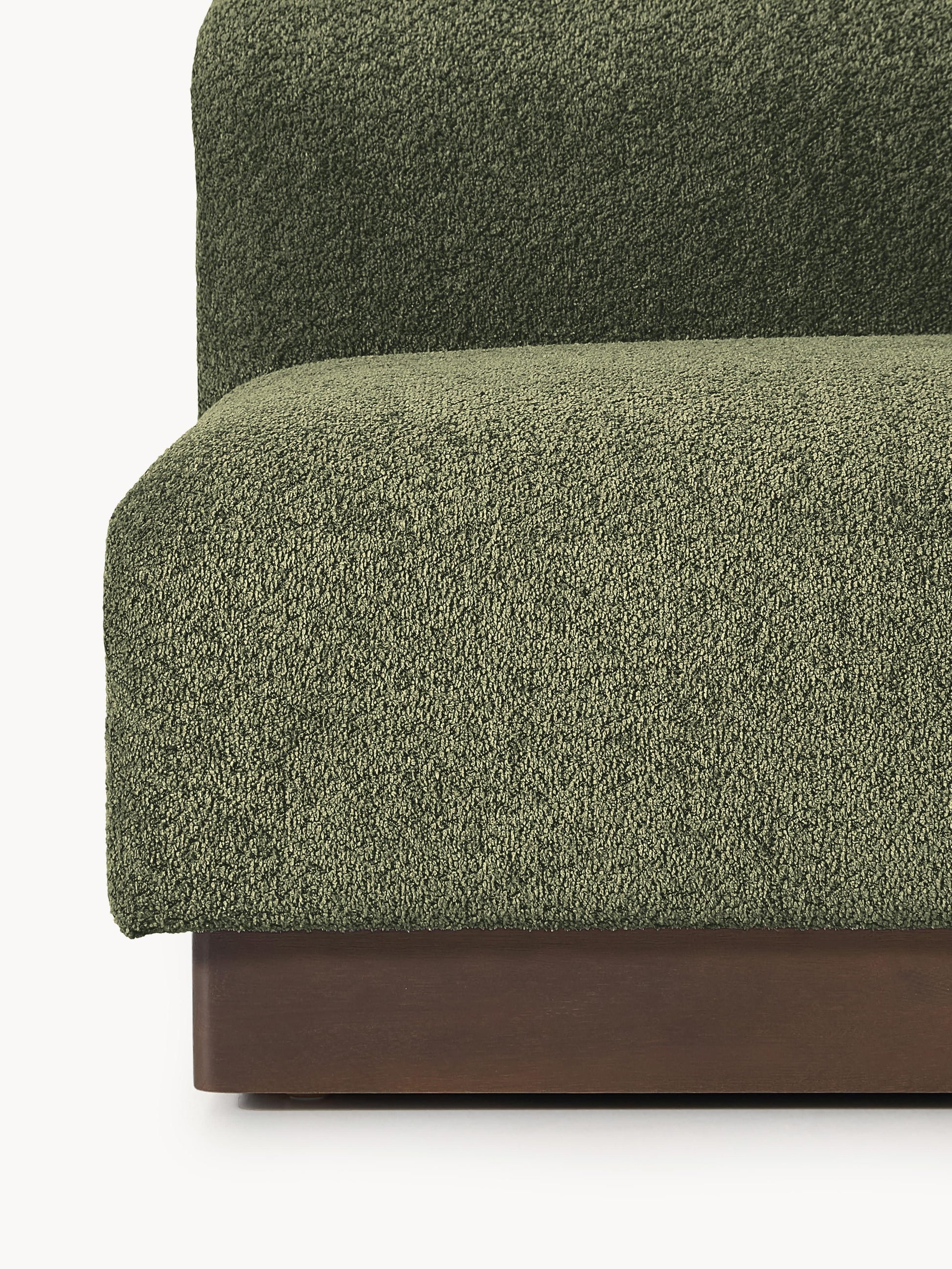 Sofa Natalie (2-Sitzer) aus Teddy-Bouclé