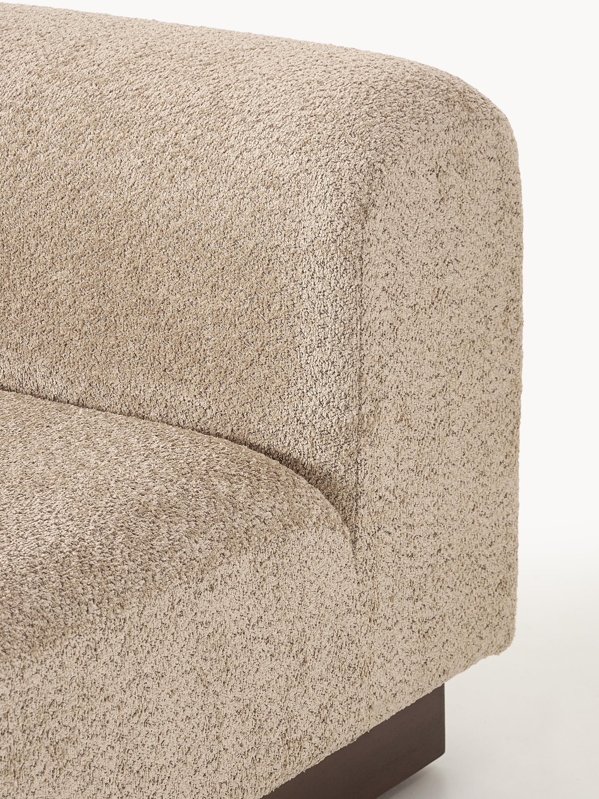 Sofa Natalie (2-Sitzer) aus Teddy-Bouclé