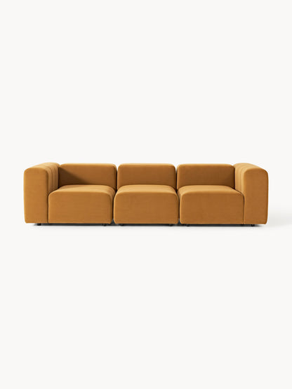 Galeriebild 1 - Modulares Samt-Sofa Lena (4-Sitzer)