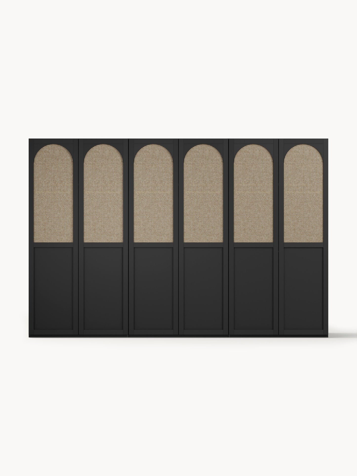 Modularer Drehtürenschrank Jeanne, 300 cm Breite, in verschiedenen Größen