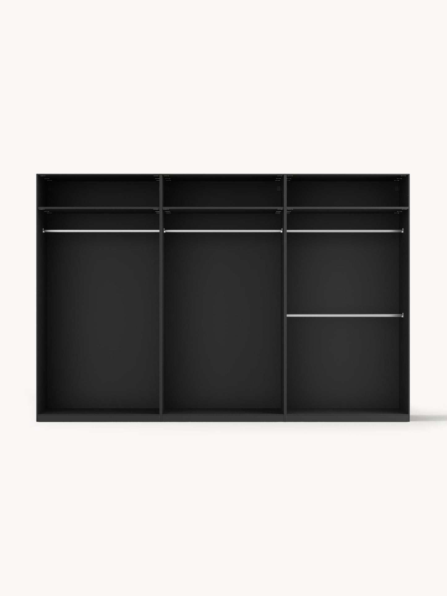 Modularer Drehtürenschrank Jeanne, 300 cm Breite, in verschiedenen Größen