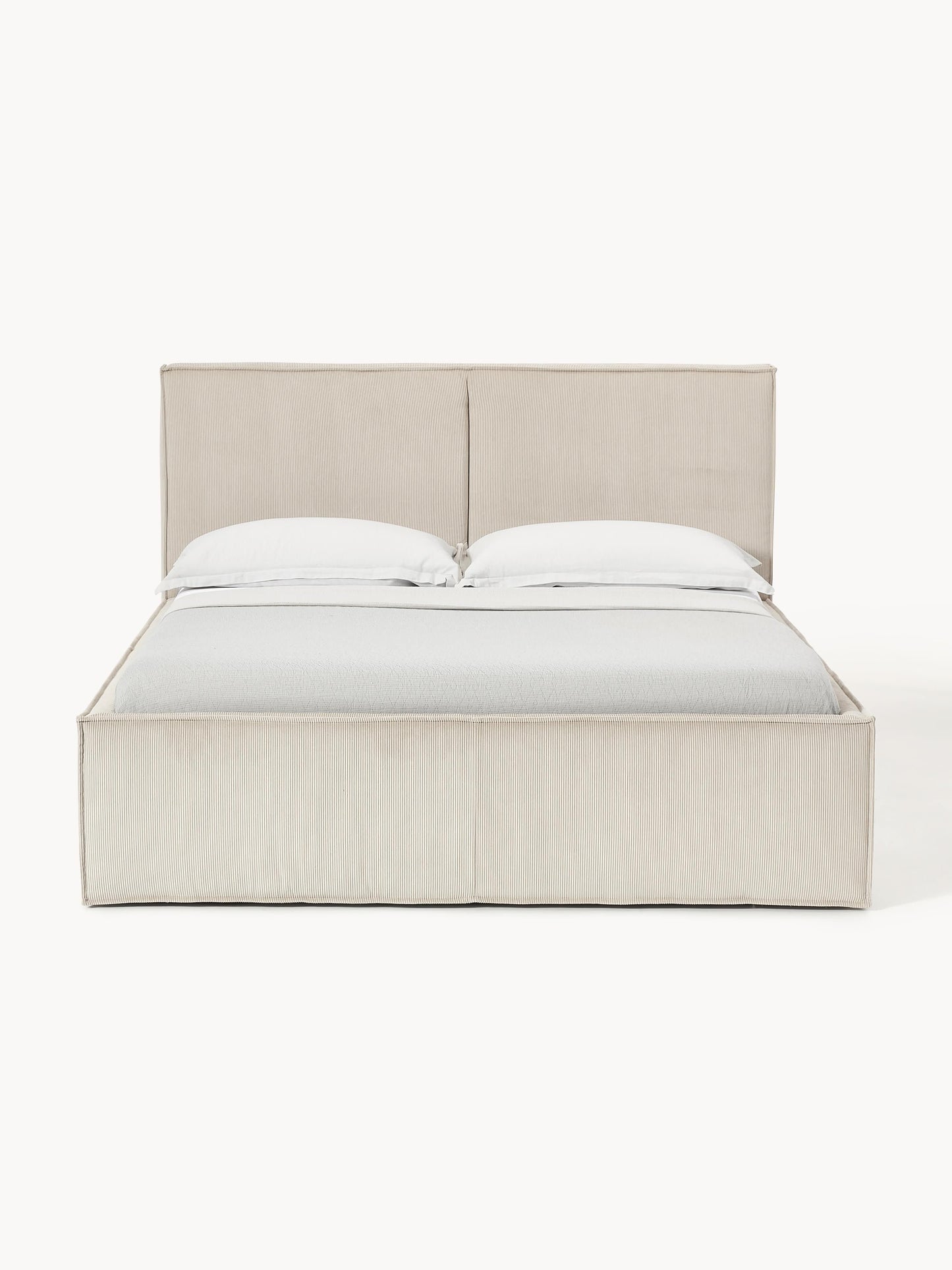 Cord-Polsterbett Dream mit Stauraum